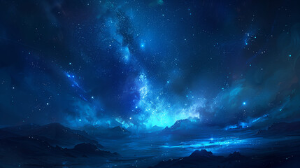 starry night sky