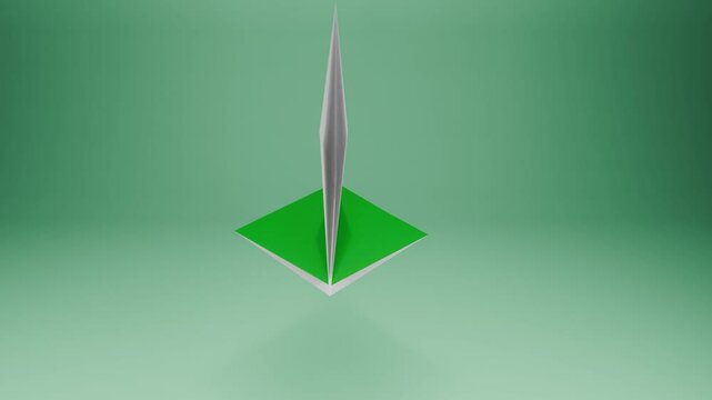 折り紙・鶴を折り紙で折る