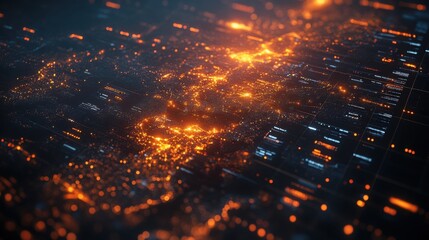 Data connection display of worldwide analytics network