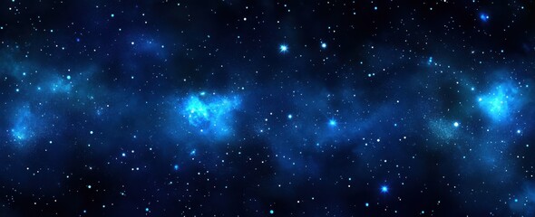 Fototapeta premium Stunning Deep Space Scene Featuring Bright Stars, Vibrant Galaxies, and Ethereal Nebulae Against a Dark Cosmic Background for Astrophotography and Science Projects