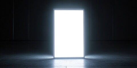 Bright Portal in Dark Space with Soft