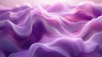Obraz premium abstract background with flying tulle patterns in white and purple