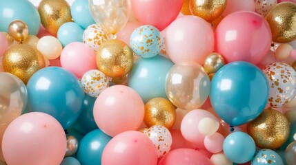 Colorful Balloon Arrangement for a Festive Celebration