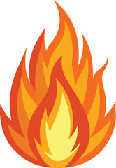 Fire flames icon. Fire flames. Flame symbols. Set of yellow and orange fire flame. Collection of hot flaming element. Fire, flame vector illustration.