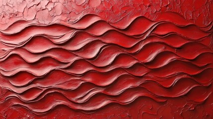 abstract background created with red oil paint strokes