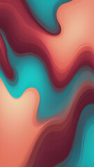 vertical Turquoise, Burgundy, Peach, Brown, Indigo glowing gradient background, a soft grainy noise texture with shimmering highlights and Smooth Transitions for a dynamic effect