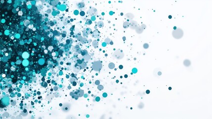 Dynamic splash of blue and teal bubbles abstract design digital artwork vibrant environment close-up view visual concepts for modern aesthetics