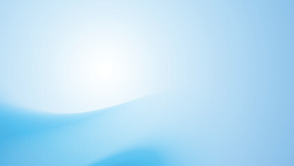 Deep sky blue gradient abstract background with stripes curve line vector image