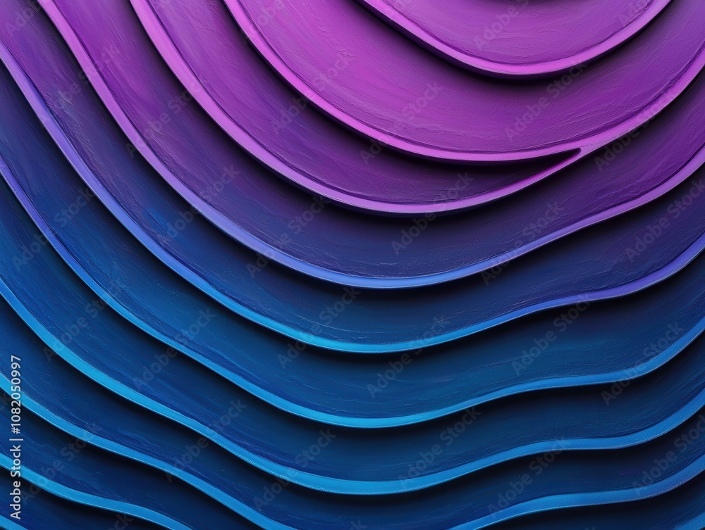 Poster dynamic wave patterns digital art abstract design vibrant colors close-up view artistic expression f