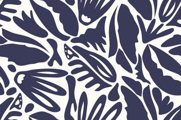 Flower seamless pattern design with beautiful flower and leaves. Flower art. floral and leaf pattern design for fabric, cotton, wallpaper, satin, gift wrap, carpet, background.	