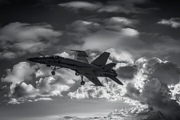 photographs of fighter jets, airplanes with power and elegance in the blue sky with white clouds