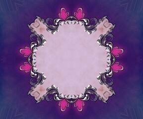 3D Abstract colorful creative background