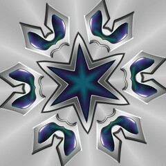 3D Abstract colorful creative background