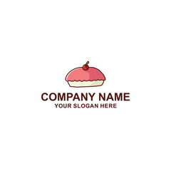 Cake and bakery logo vector illustration