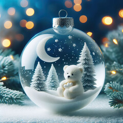 boule de No&euml;l d&eacute;coration