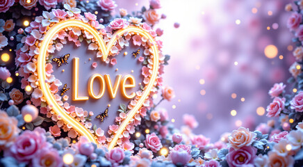 A Blossoming Heart of Love