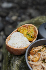 The delicious of traditional indonesian food in Purwokerto City, Central Java, Indonesia. It was taken on November 20, 2024 by a professional. It's a nice food with Indonesian culture