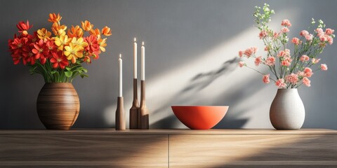 Vibrant Autumn Tabletop Decor