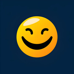 smiley face in the night