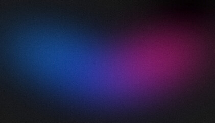 Abstract grainy backgrounds, aesthetic texture effect. Colorful spots black colors, noisy gradient, glowing color flow, vibrant colors texture background