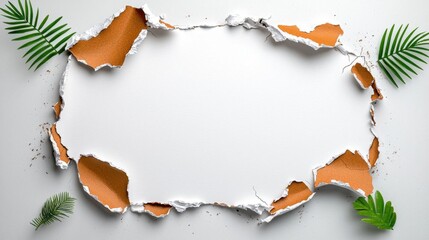 Obraz premium A photostock of torn pieces of white paper on isolated on transparent PNG background, High Quality.