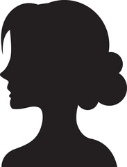 Woman Avatar Silhouette Illustration