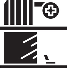 Clinic and Hospital Building Icon
