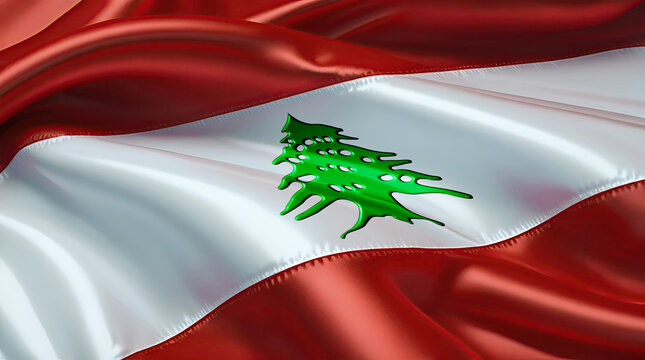 lebanese flag for national Day or Independence Day of lebanon,