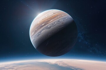 Mercury Planet Isolated in Space Sphere 3D Model Visualization