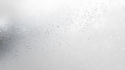 Obraz premium Abstract white background with scattered black dots.