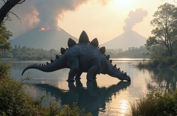 Fototapeta premium tyrannosaurus dinosaur 3d render