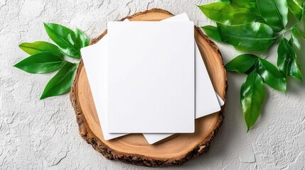 A photostock of a stack of white cards with slight shadow on isolated on transparent PNG background, High Quality.