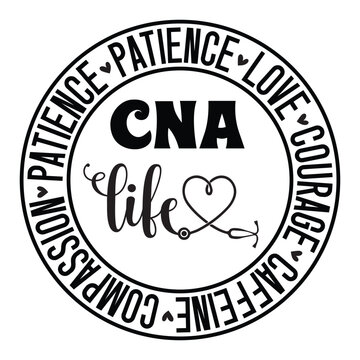 CNA Life Svg, Licensed Practical Nurse Svg, Funny Coworkers Gift for Men, Women, Nurse Appreciation Png, Layered Digital Cricut Files,  Art & Illustration
