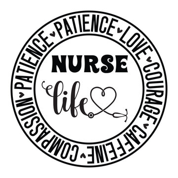 Nurse Life SVG Art & Illustration