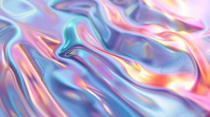 Obraz premium abstract smooth hologram color foil background 