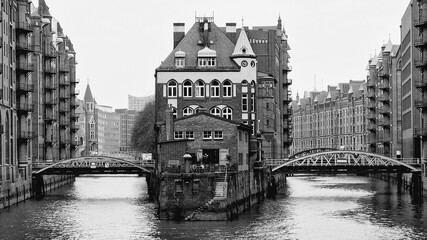 Naklejka premium bridge over the river