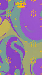 royal wallpaper pattern background, pop art