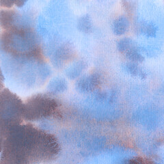 Beautiful background. Watercolour granulation. Versatile artistic image for creative design projects: posters, banners, cards, prints and wallpapers. Traditional artist-made art.