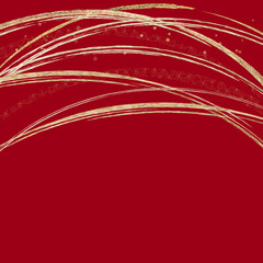 美しい和風柄　イラスト背景	
