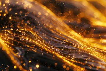 Obraz premium A close-up view of a blurry water surface, great for depicting calmness or serenity