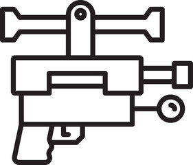 Space Blaster Gun Icon
