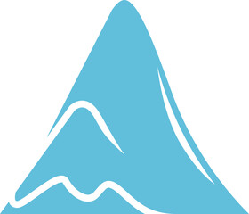Fototapeta premium Mountain Silhouette Illustration 