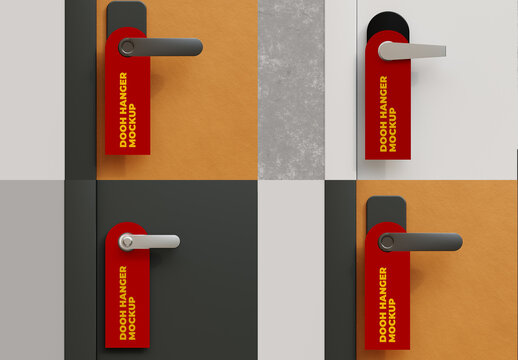 Door Hanger Mockup
