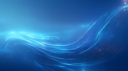 abstract blue wave background