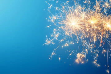 fireworks in the night sky