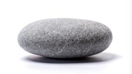 Detailed Gray Pebble Isolated on White Background for  Design Use, Perfect for Textures, Backgrounds, and Creative Projects in Graphic Design and Nature Inspired Artwork