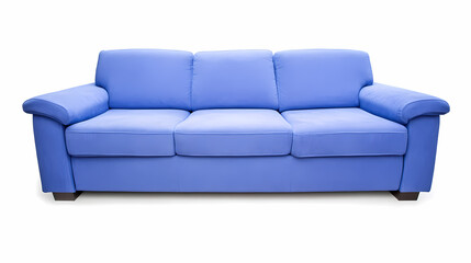 photo of a modern couch isolates on a white background 