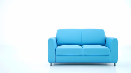 photo of a modern couch isolates on a white background 