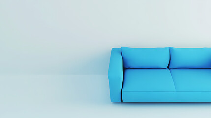 photo of a modern couch isolates on a white background 