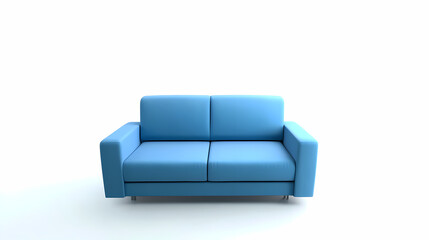 photo of a modern couch isolates on a white background 